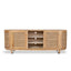 CDT6768 2.1m Sideboard Unit - Natural with Rattan Doors