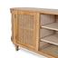 CDT6768 2.1m Sideboard Unit - Natural with Rattan Doors