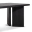 Ex Display - CDT6780-NI 2.4m Elm Dining Table - Full Black