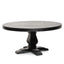 Ex Display - CDT6837 1.6m Round Dining Table - Full Black