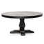 Ex Display - CDT6837 1.6m Round Dining Table - Full Black