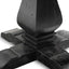 Ex Display - CDT6837 1.6m Round Dining Table - Full Black