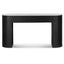 CDT8906-NI 1.5m White Marble Console Table - Black