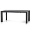 Ex Display - CDT8267-DW Extendable Wooden Dining Table - Black