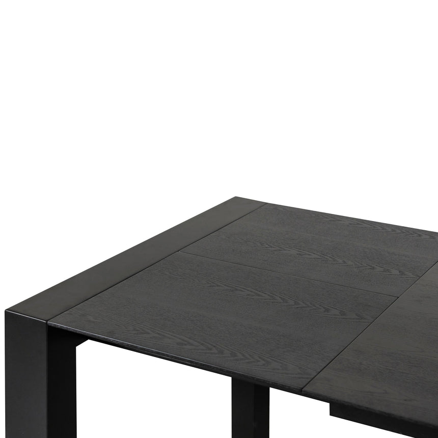 Ex Display - CDT8267-DW Extendable Wooden Dining Table - Black