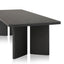 CDT8288-NI 3m Elm Dining Table - Full Black
