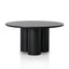 CDT8305-CN 1.5m Round Dining Table - Black Oak