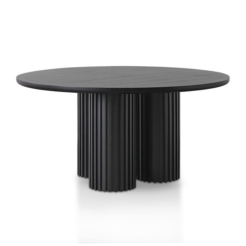 CDT350A Marble Dining Table 100cm - Aluminium