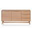 CDT8385-VN Wide Sideboard Unit with Drawers - Natural Oak