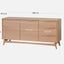 CDT8385-VN Wide Sideboard Unit with Drawers - Natural Oak