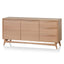 CDT8385-VN Wide Sideboard Unit with Drawers - Natural Oak