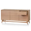 CDT8385-VN Wide Sideboard Unit with Drawers - Natural Oak