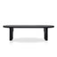 CDT8404-NI 2.8m oval dining table - Black