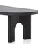 Ex Display - CDT8404-NI 2.8m oval dining table - Black