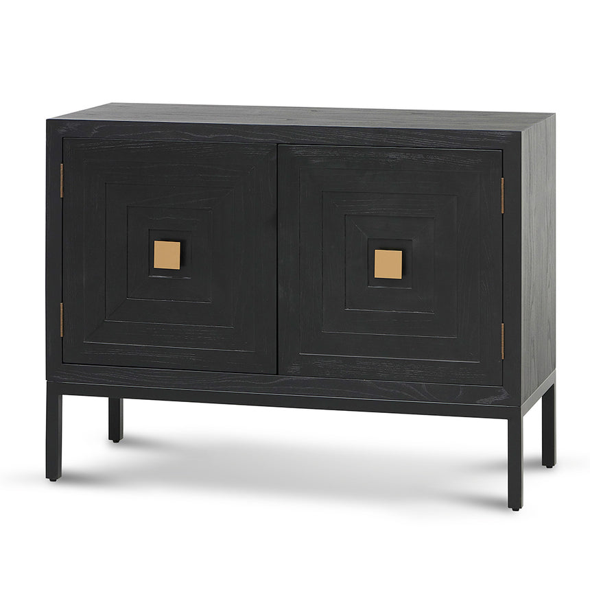 CDT8439-KD 1.18 (H) Wooden Storage Cabinet - Full Black