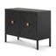 CDT8416-NI 1.08m Elm Sideboard Unit - Full Black