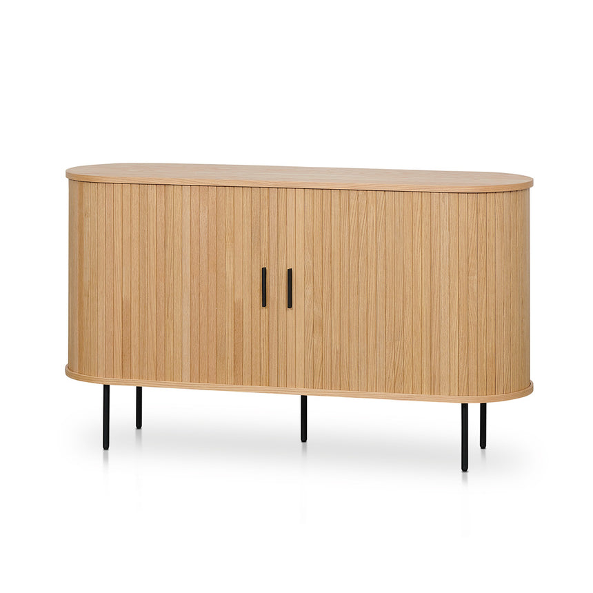 CDT8406-NI 1.7m Natural Elm Sideboard - Rattan Doors