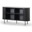 CDT8437-KD 1.4m Wooden Buffets Unit - Full Black