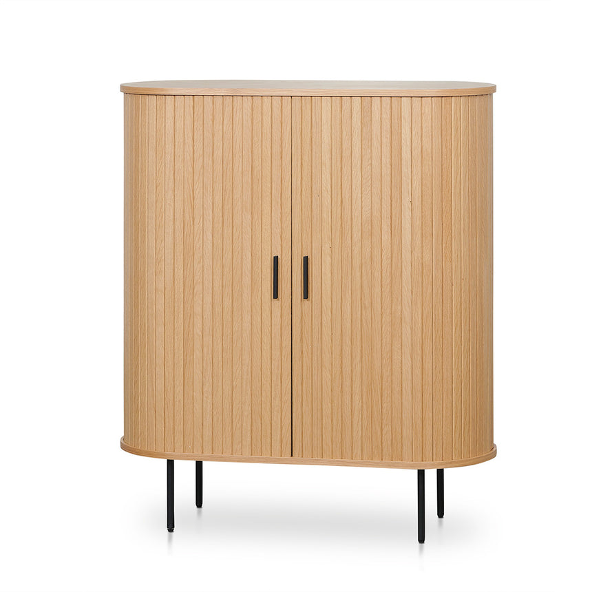 CDT8439-KD 1.18 (H) Wooden Storage Cabinet - Full Black