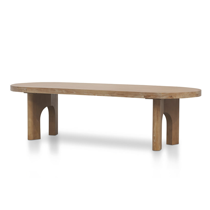 CDT8508-NI  2.8m oval dining table - Natural