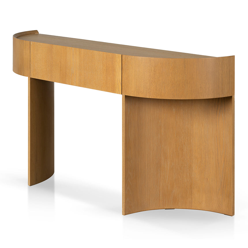 CDT8978-CN 1.6m Console Table - White Oak