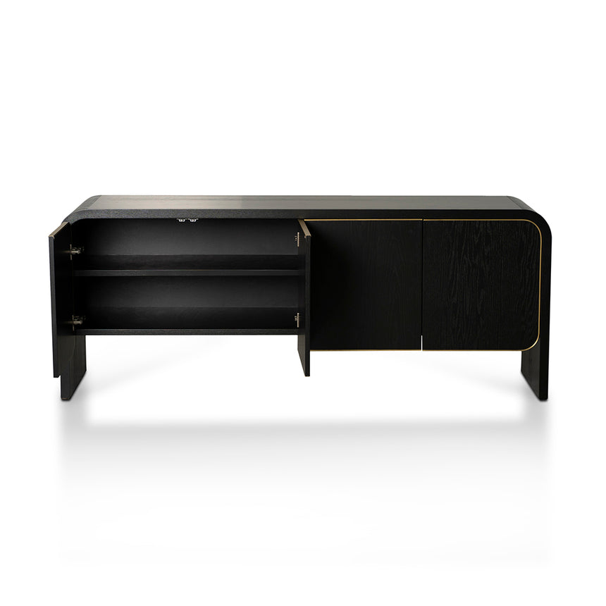 CDT8524-VA 2m Buffet Unit - Textured Espresso Black