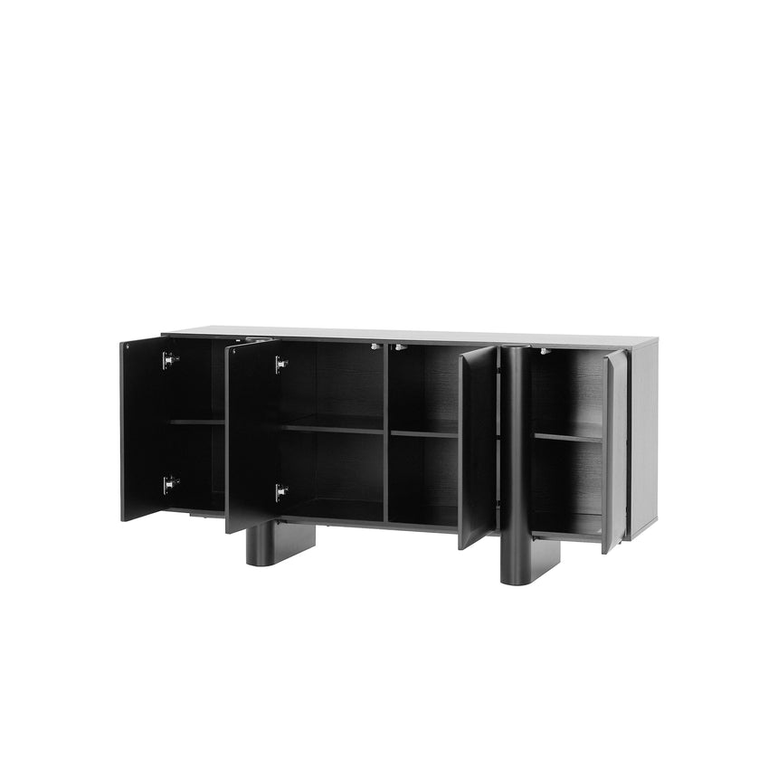 CDT8640-IG 1.6m Sideboard Unit - Full Black
