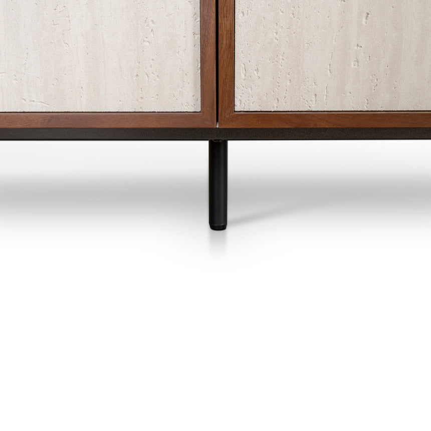 CDT8642-IG Beige Door Sideboard Unit - Walnut