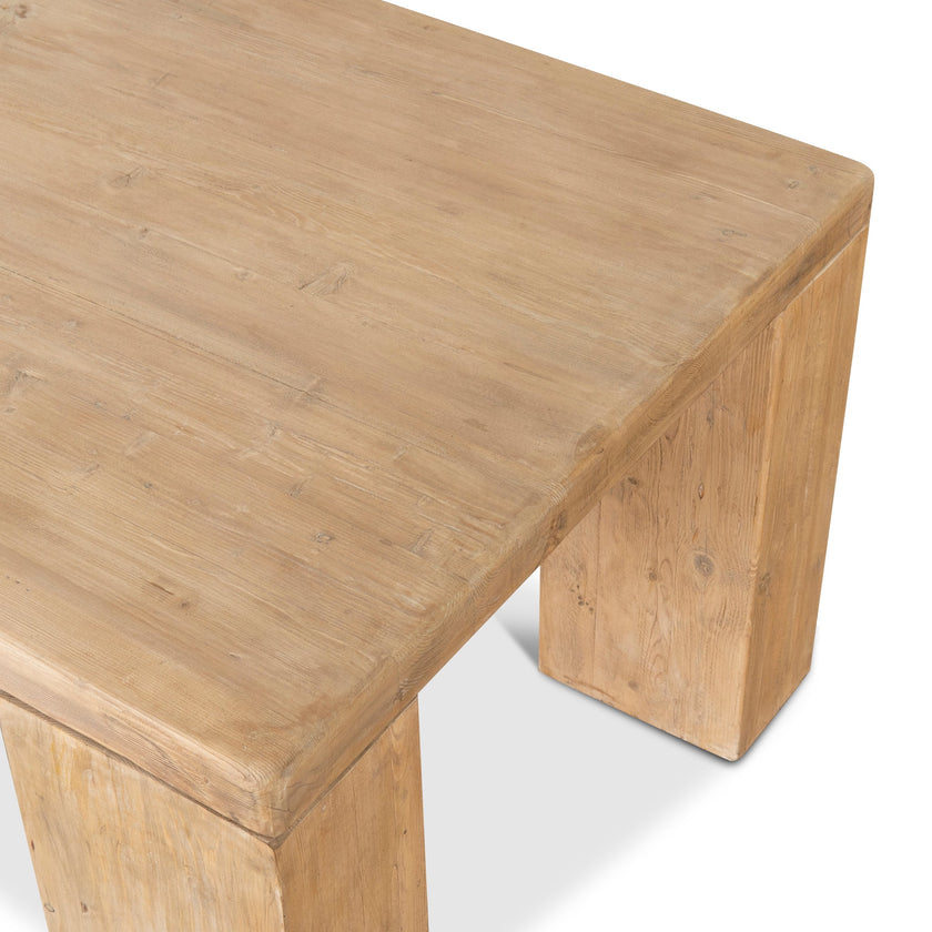 Ex Display - CDT8650-NA 2.44m Elm Dining Table - Natural
