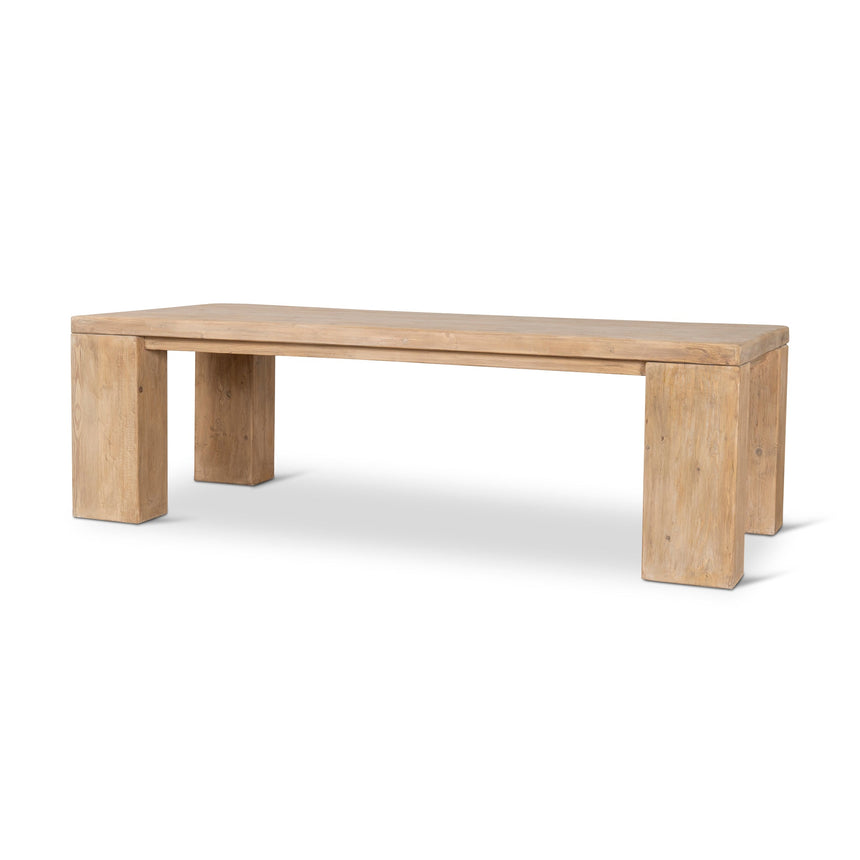 CDT8660-NA 3m Elm Dining Table - Natural