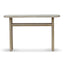 CDT8667-NI Travertine Marble 1.22m Console Table - White Wash