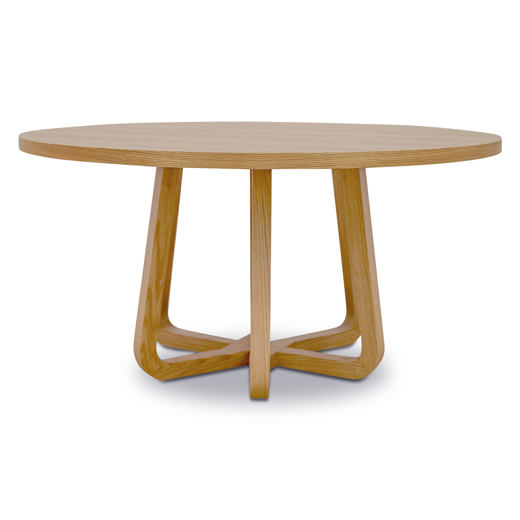 CDT8679-CN 1.5m Round Dining Table - Natural | Calibre Furniture