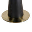 CDT8686-DR 1.2m Round Dining Table - Full Black