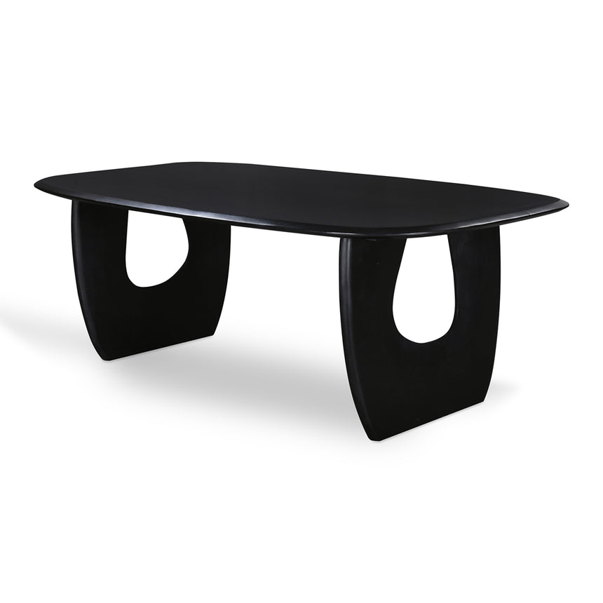 CDT8718-RB 2.2m Dining Table - Full Black