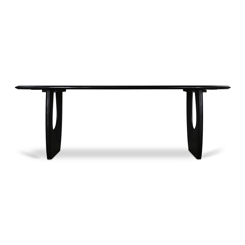 CDT8718-RB 2.2m Dining Table - Full Black