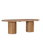 CDT8764-MA 2.4m Oval Dining Table - Natural