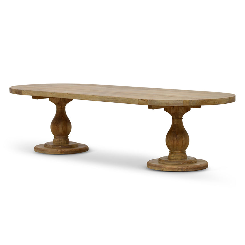 CDT8660-NA 3m Elm Dining Table - Natural