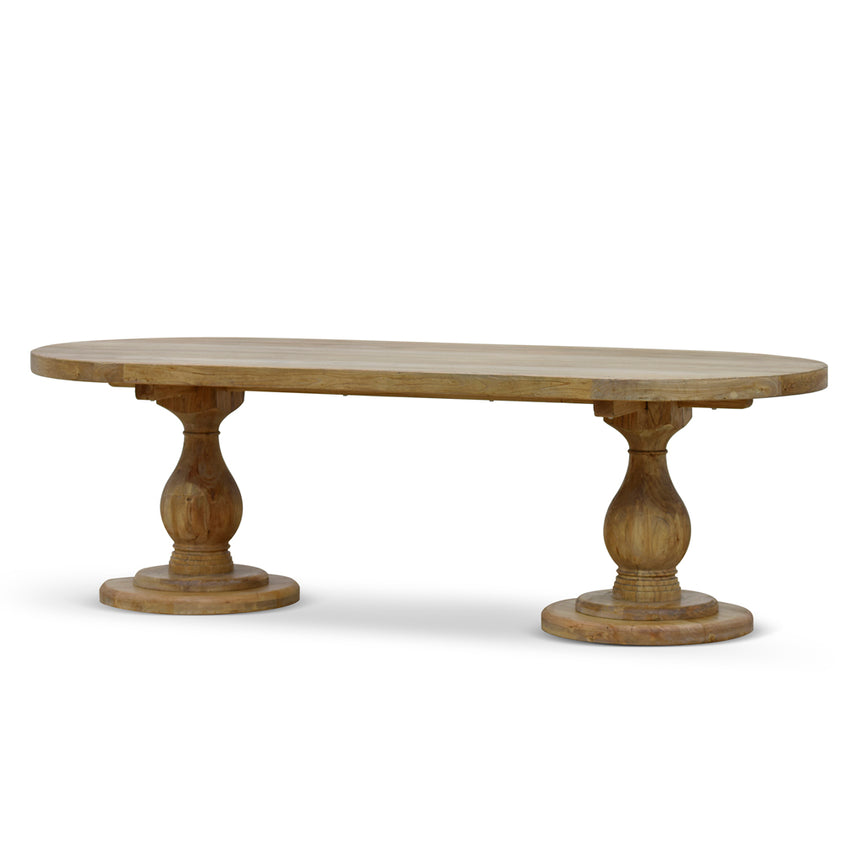 CDT8660-NA 3m Elm Dining Table - Natural