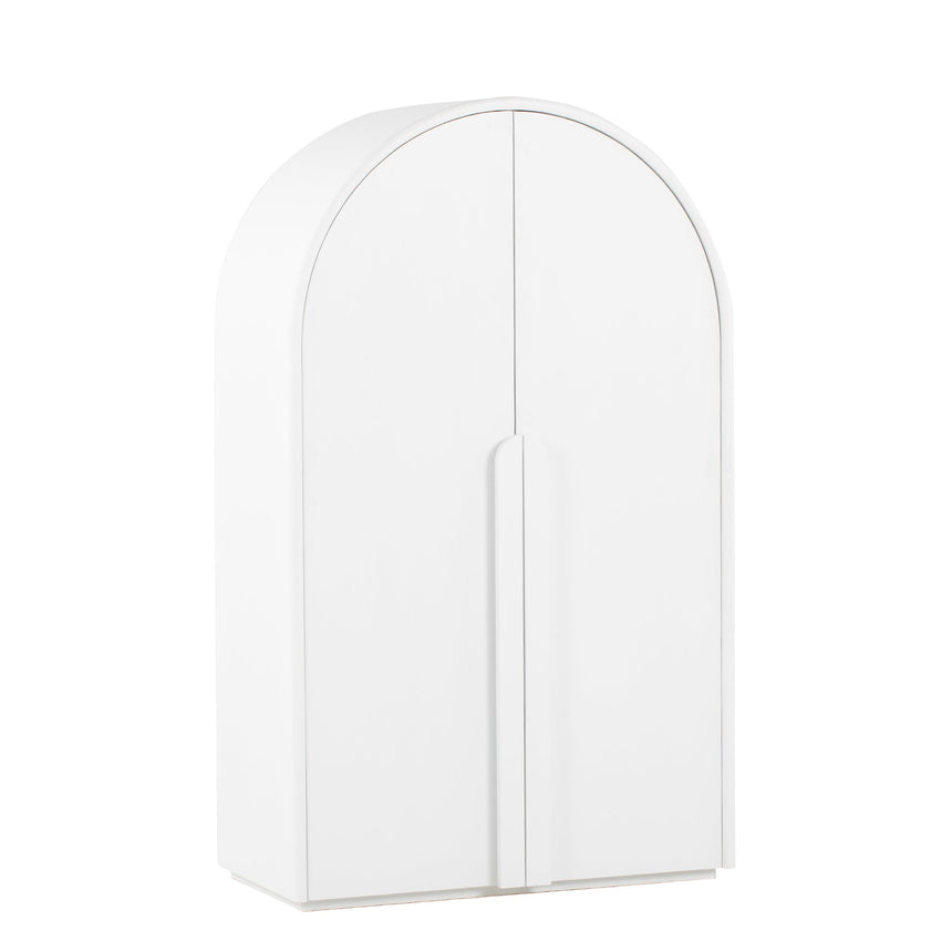 CST8803-NY 42cm Fibre Glass Side Table - White