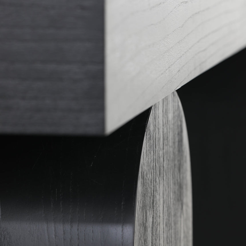 CDT8958-NI 1.9m New Elm Console Table - Full Black