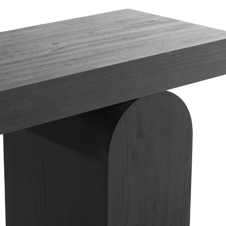CDT8958-NI 1.9m New Elm Console Table - Full Black
