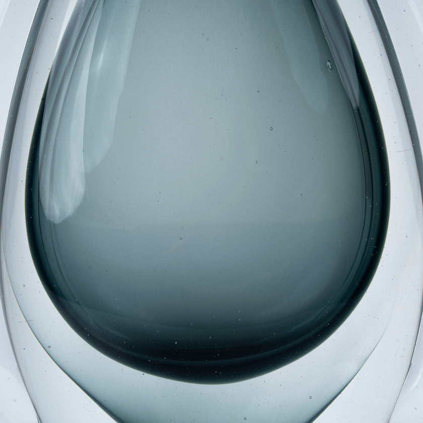 CAC12314-FC Gray glass pendant ornament