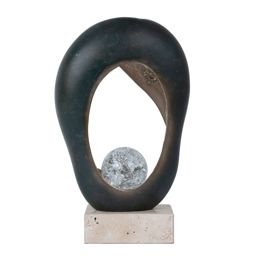 CAC12337-FC Gilded Snow-Reflecting Ornaments