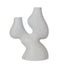 CAC12330-FC Bead-Dot Double Head Vase Style C
