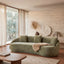 CLC8514-FS 4 Seater Fabric Sofa - Elegant Sage
