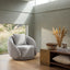 CLC8051-FS Armchair - Ash Grey Boucle