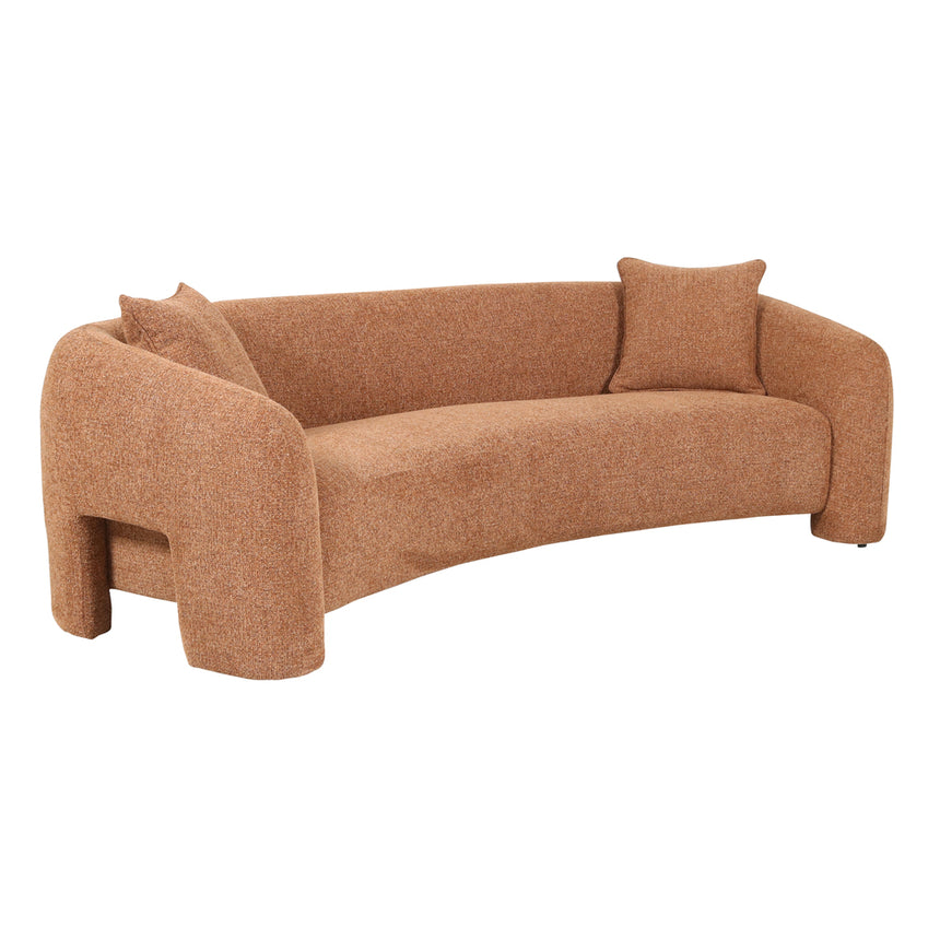 CLC10365-OLS 4 Seater Sofa - Umber Orange