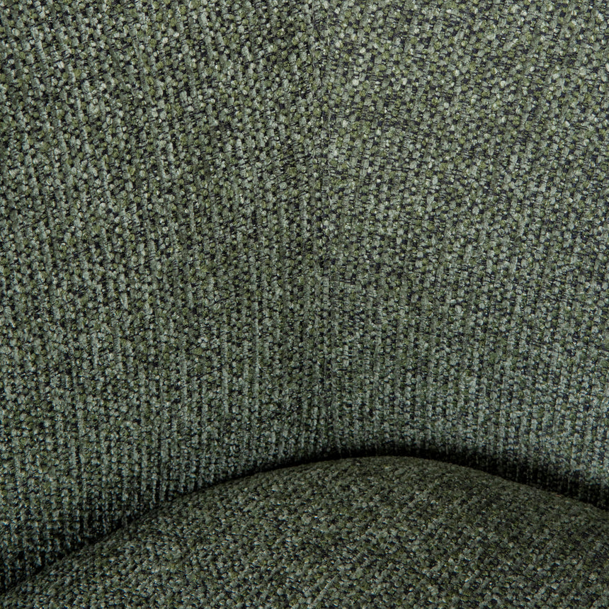 CLC10077-KJ Fabric Armchair - Coral Dark Green
