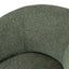 CLC10077-KJ Fabric Armchair - Coral Dark Green