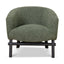 CLC10077-KJ Fabric Armchair - Coral Dark Green